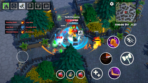 FOG MOBA Battle Royale Game - بتل رویال در مه - Gameplay image of android game