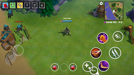 FOG MOBA Battle Royale Game - بتل رویال در مه - Gameplay image of android game