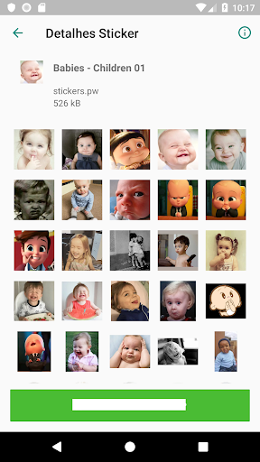 Stickers: Babies Children Cute - Image screenshot of android app