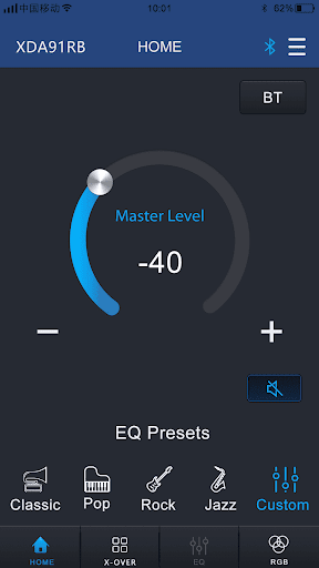 JENSEN DSP AMP SMART APP - Image screenshot of android app