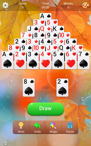 Pyramid Solitaire - Gameplay image of android game