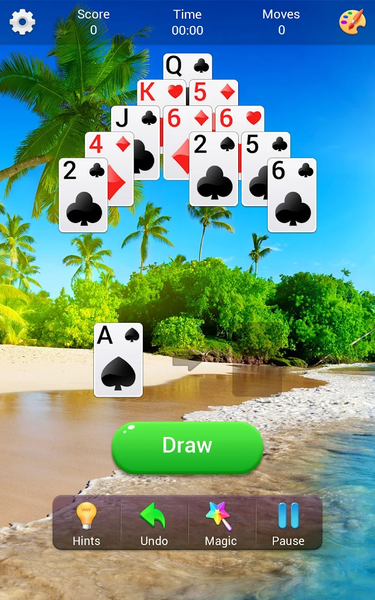 Pyramid Solitaire - Gameplay image of android game