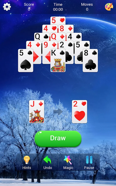 Pyramid Solitaire - Gameplay image of android game