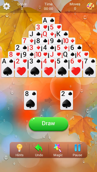 Pyramid Solitaire - Gameplay image of android game