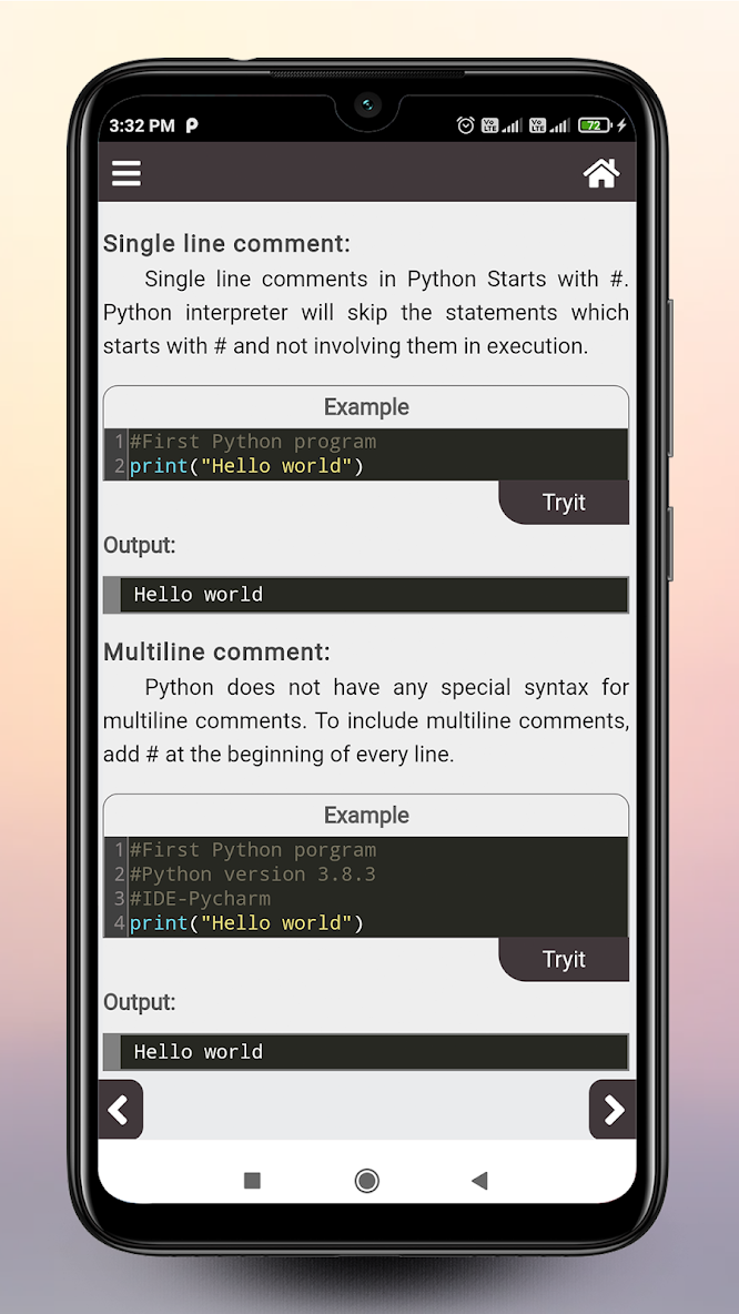 دانلود برنامه Python Code Play اندروید | بازار