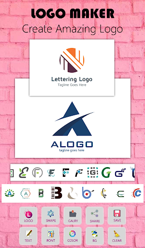 Logo Maker Free - Logo Designer & Logo Design Art - عکس برنامه موبایلی اندروید