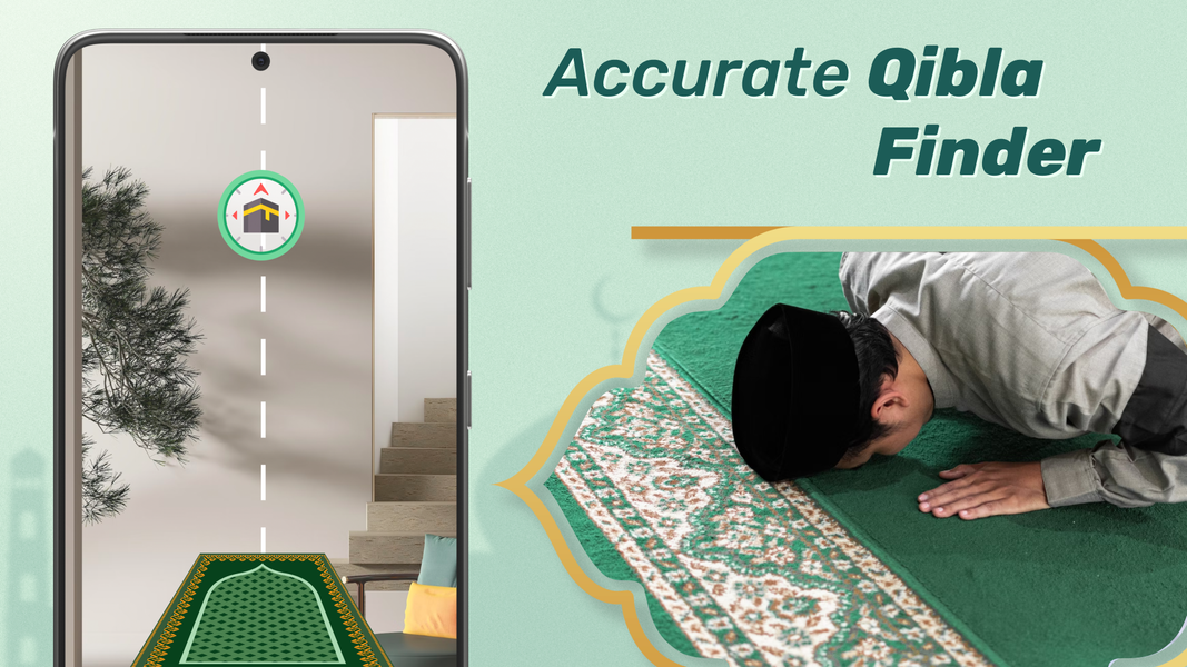 Qibla Finder: Quran, Athan Pro - عکس برنامه موبایلی اندروید
