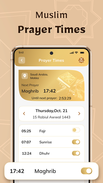 Athan & Muslim Prayer Times - عکس برنامه موبایلی اندروید