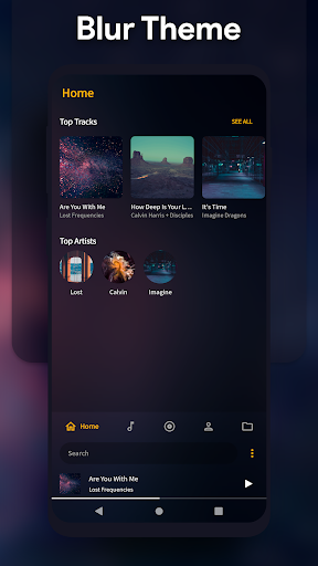 Eon Music Player - عکس برنامه موبایلی اندروید