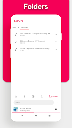 Eon Music Player - عکس برنامه موبایلی اندروید