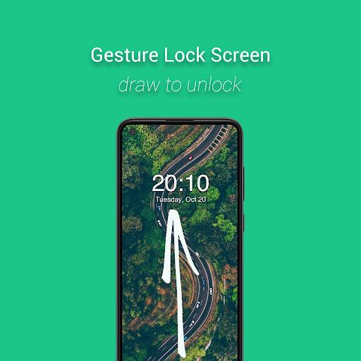 Gesture Lock Screen - Image screenshot of android app