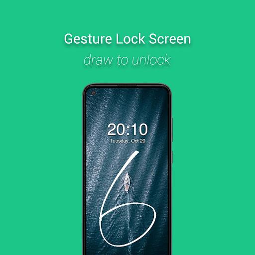 Gesture Lock Screen - Image screenshot of android app