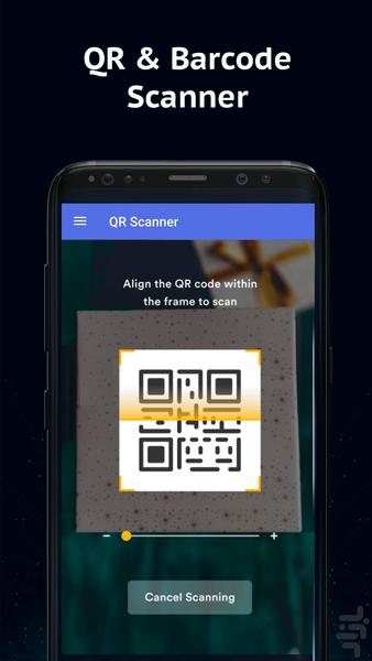 QR Code Scanner - عکس برنامه موبایلی اندروید