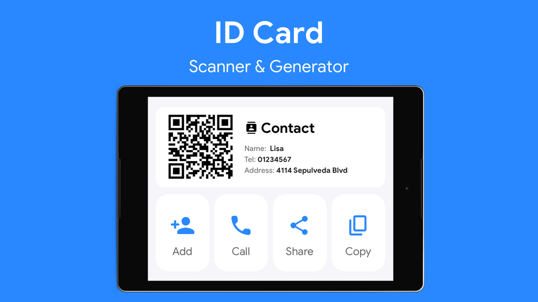 QR Code Scanner App, QR Scan - عکس برنامه موبایلی اندروید