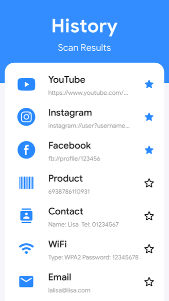 QR Code Scanner App, QR Scan - عکس برنامه موبایلی اندروید