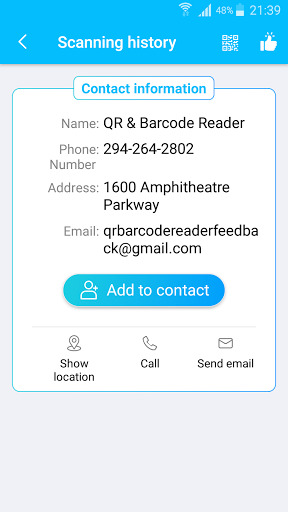 QR Code & Barcode Reader - عکس برنامه موبایلی اندروید