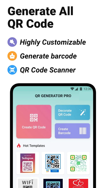 QR Code Generator Pro - Image screenshot of android app