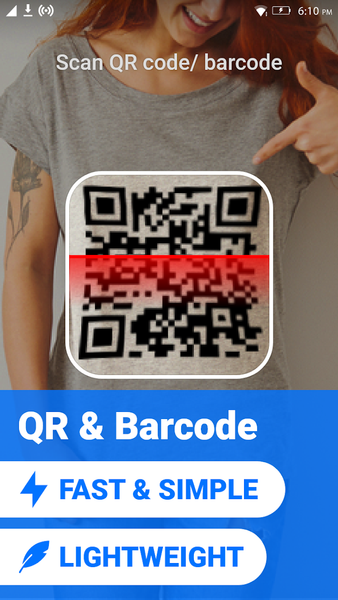 QR Code Scanner, Read Barcode - Image screenshot of android app