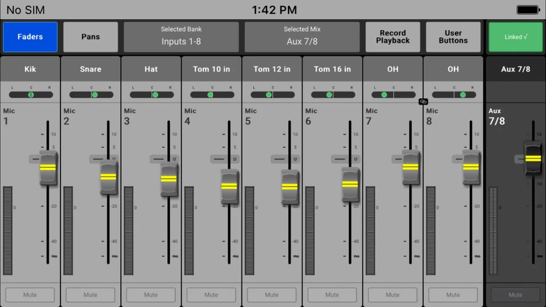 TouchMix-۳۰ Control - عکس برنامه موبایلی اندروید