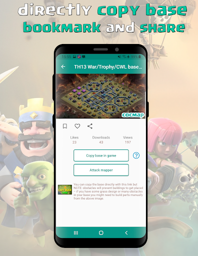 CocMap - Pro Base for Clasher - عکس برنامه موبایلی اندروید