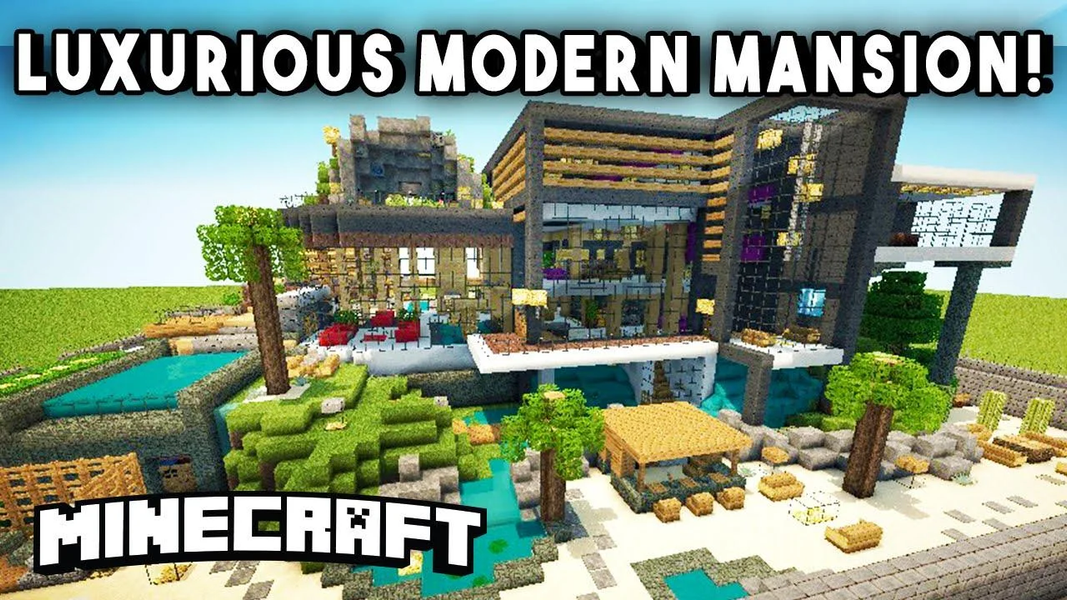 Modern House Map for Minecraft - Image screenshot of android app