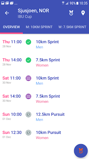 Biathlon.LIVE ۲۰۲۵-۲۰۲۶ - عکس برنامه موبایلی اندروید