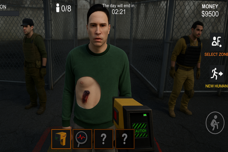 Quarantine Control Zombie Zone - Gameplay image of android game