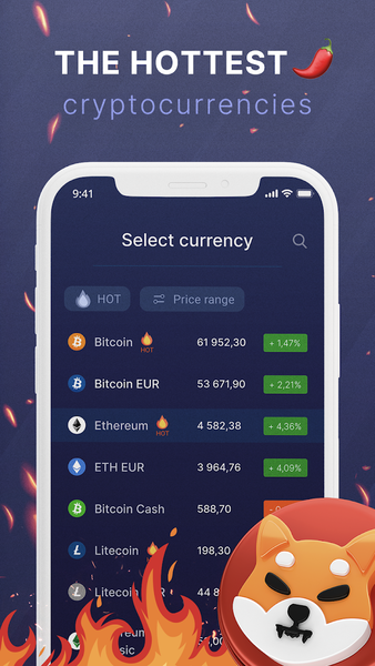 Bitcoin Trading Investment App - Image screenshot of android app