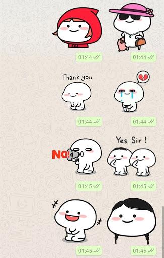 Quby Stickers for WhatsApp - Image screenshot of android app