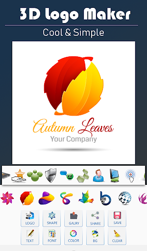 ۳D Logo Maker & Logo Designer Free - عکس برنامه موبایلی اندروید