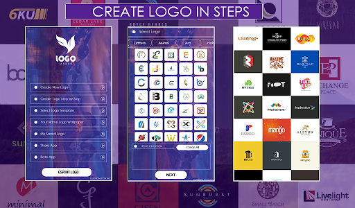 Logo Maker Free - عکس برنامه موبایلی اندروید