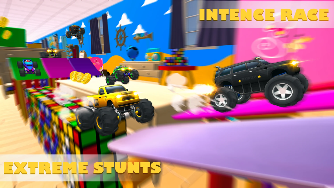 RaceOff 2: Monster Truck Games - Gameplay image of android game