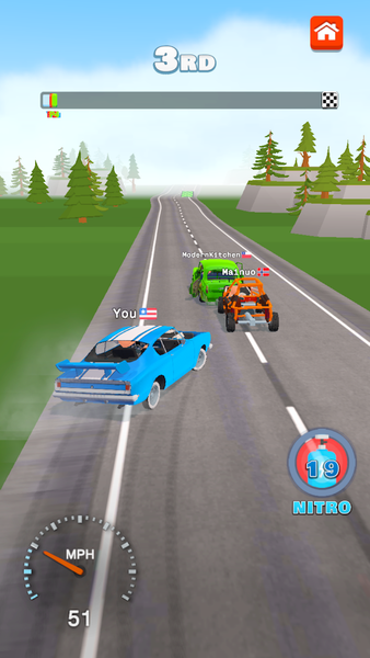 Idle Racer — Tap, Merge & Race - Gameplay image of android game