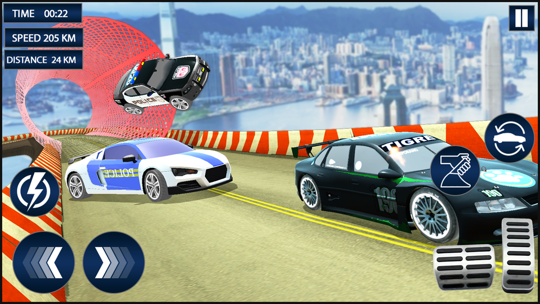 Extreme Police Car Driving 3D - Gameplay image of android game