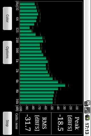 RTA Audio Analyzer - Image screenshot of android app