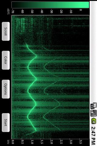 Spectral Audio Analyzer - عکس برنامه موبایلی اندروید