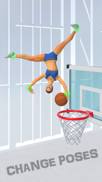 Ragdoll Dunk. Crazy basketball - Gameplay image of android game