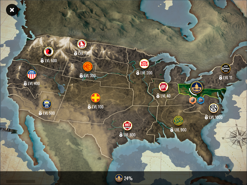 Railroad Empire: Train Game - Gameplay image of android game