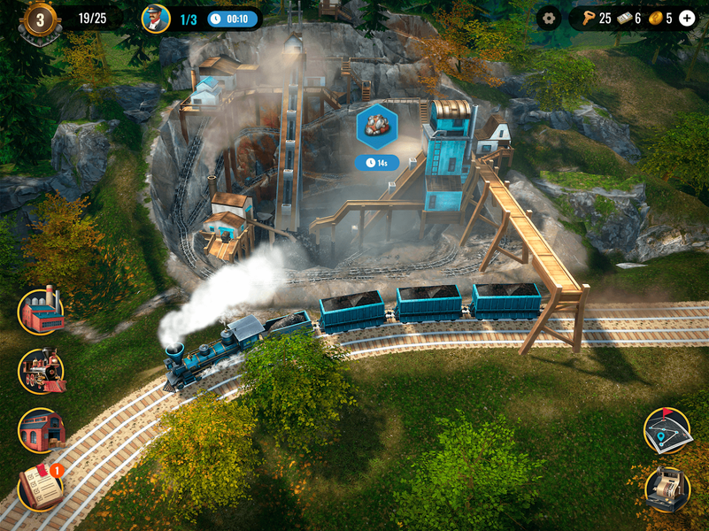 Railroad Empire: Train Game - Gameplay image of android game