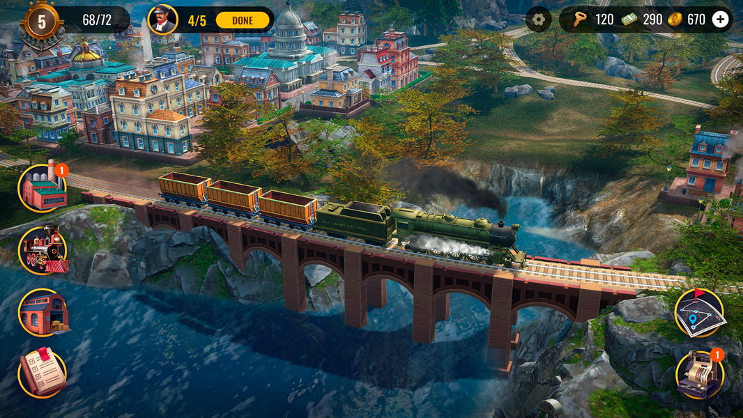 Railroad Empire: Train Game - عکس بازی موبایلی اندروید