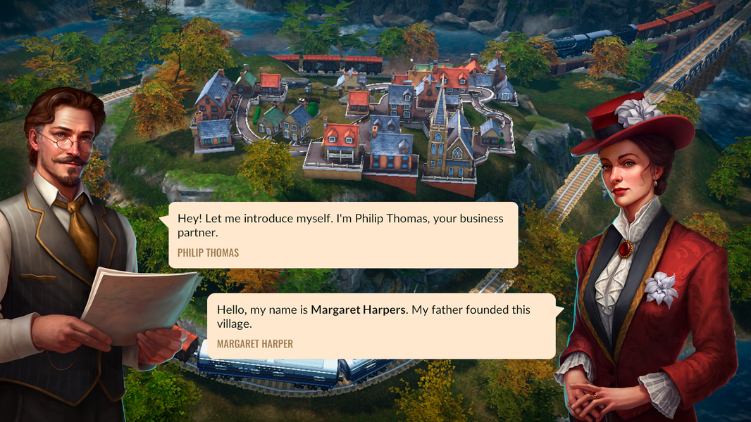 Railroad Empire: Train Game - Gameplay image of android game