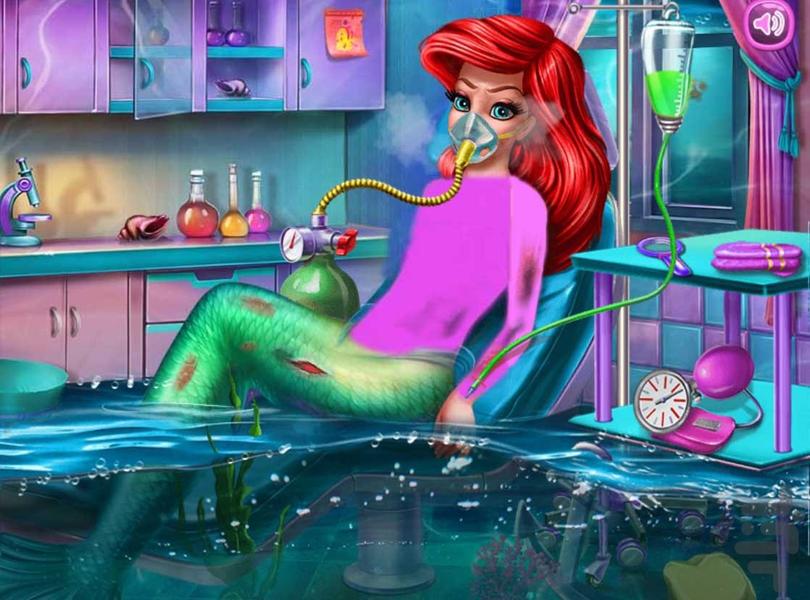 اورژانس پری دریایی - Gameplay image of android game