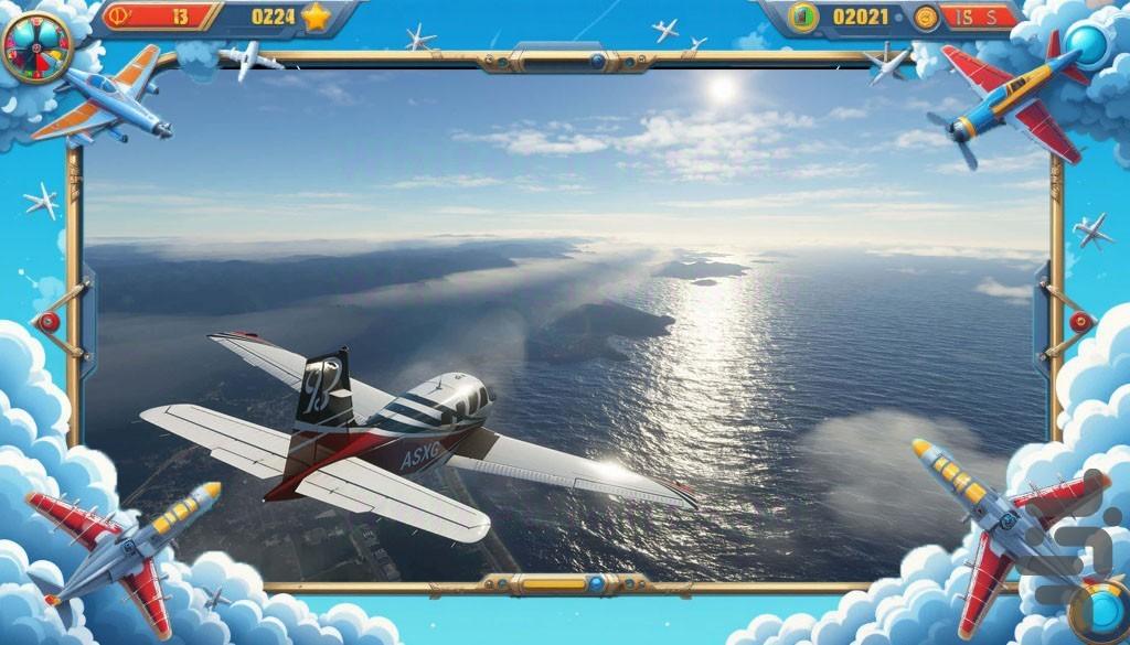 هواپیما بازی باحال - Gameplay image of android game