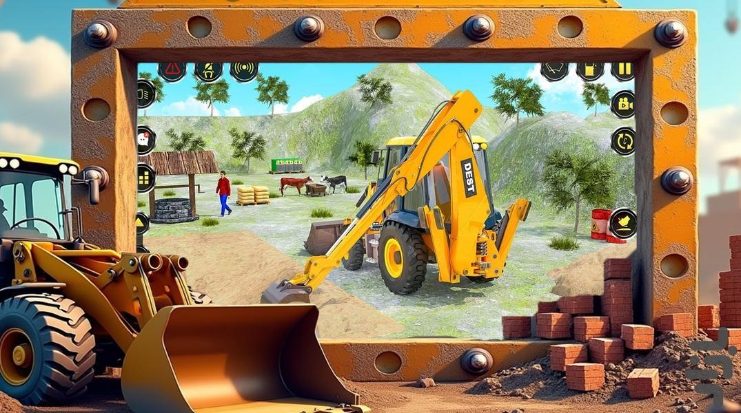 بازی خانه سازی - Gameplay image of android game