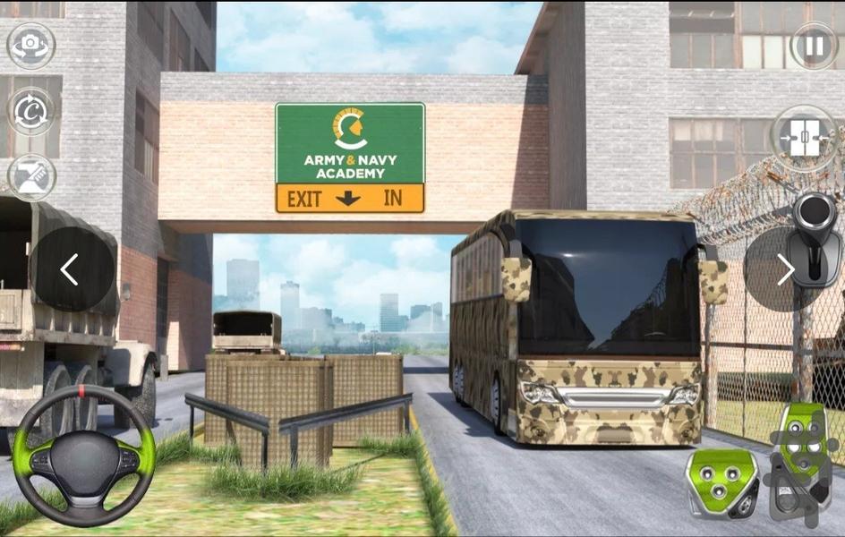 بازی اتوبوس نظامی - Gameplay image of android game