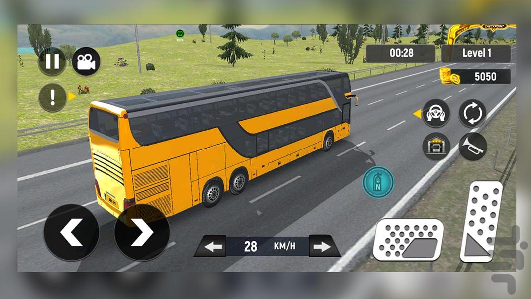اتوبوس بازی - Gameplay image of android game