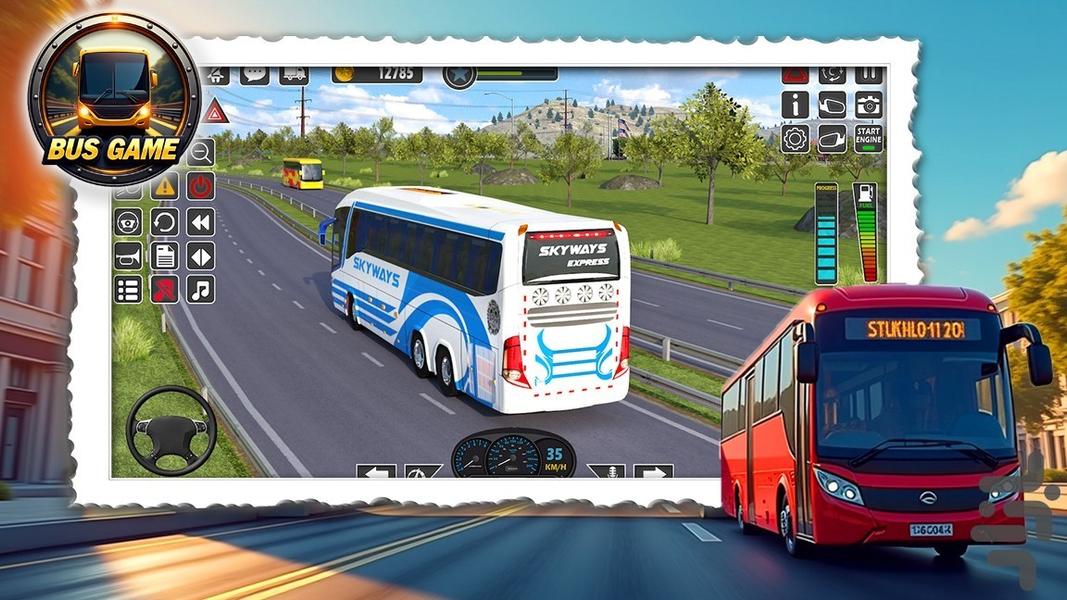 اتوبوس بازی - Gameplay image of android game