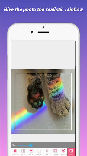 Rainbow Camera Filter - عکس برنامه موبایلی اندروید