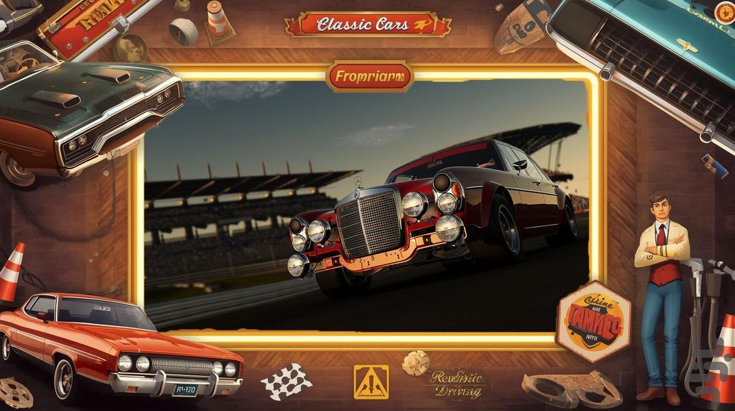 ماشین بازی کلاسیک - Gameplay image of android game