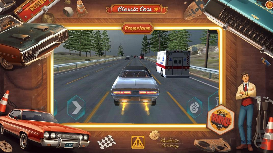 ماشین بازی کلاسیک - Gameplay image of android game